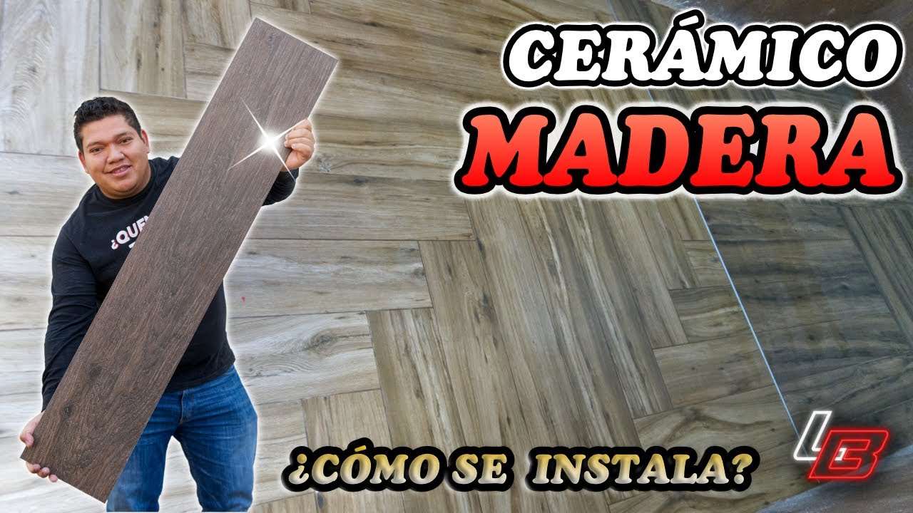 Cómo INSTALAR  Cerámico tipo MADERA 🟫 || Los Bestauradores