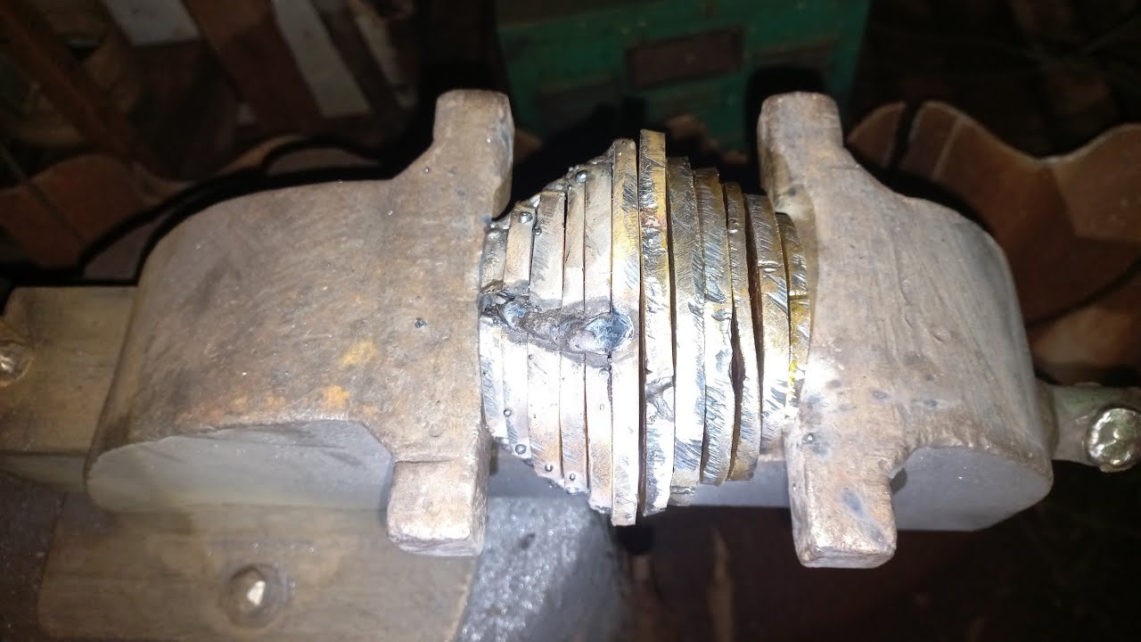 Esfera de ferro caseira. 