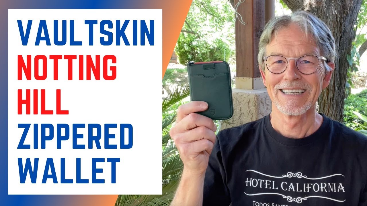 The VAULTSKIN NOTTING HILL is a refined zippered wallet with Italian leather and intelligent design.