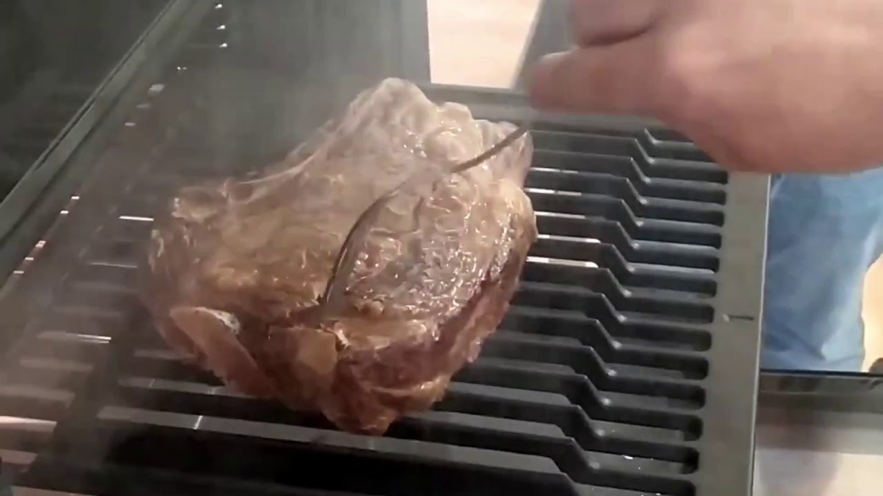 Cocinando con el horno Steak Master de Teka
