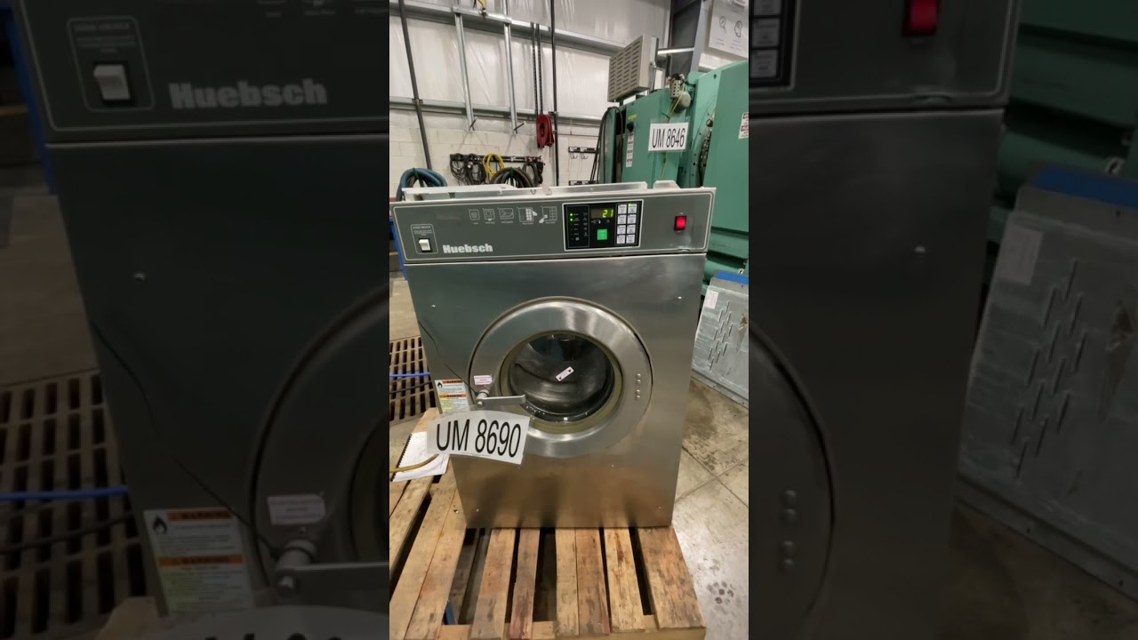 UM-8690 | Huebsch 30 Lb. Open Pocket Washer Extractor | Ready for production