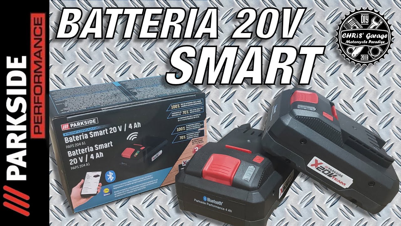 PARKSIDE PERFORMANCE Batterie Slim 20V / 4Ah Smart PAPS 204 A1