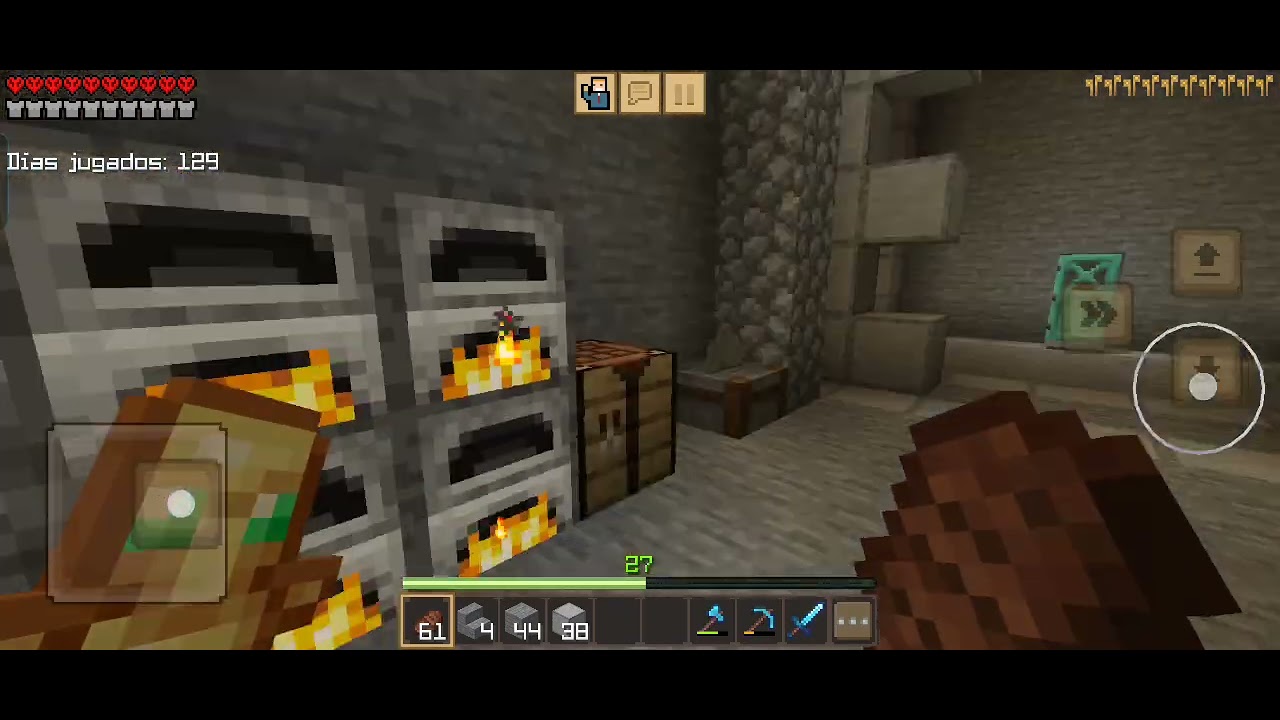 crafting and building gameplay 202. (dia 128 a 129). (muerte permanente).