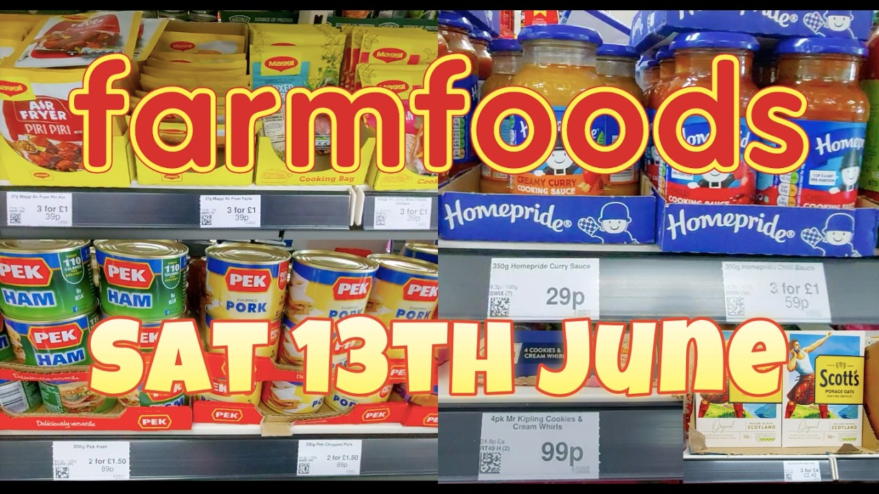 Farmfoods Bargains & Offers Saturday 13th June Uk Budget Supermarket