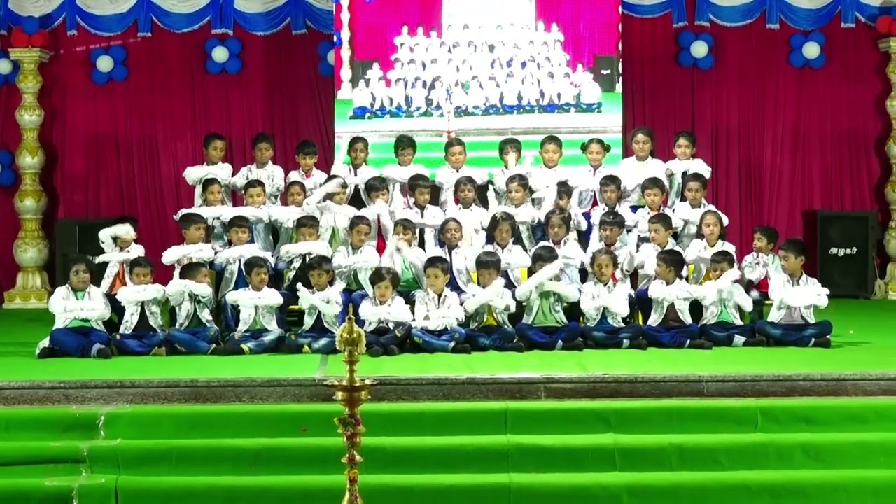 Tutting dance by Grade one children for Annual Day at Nagasiva Vidyalaya