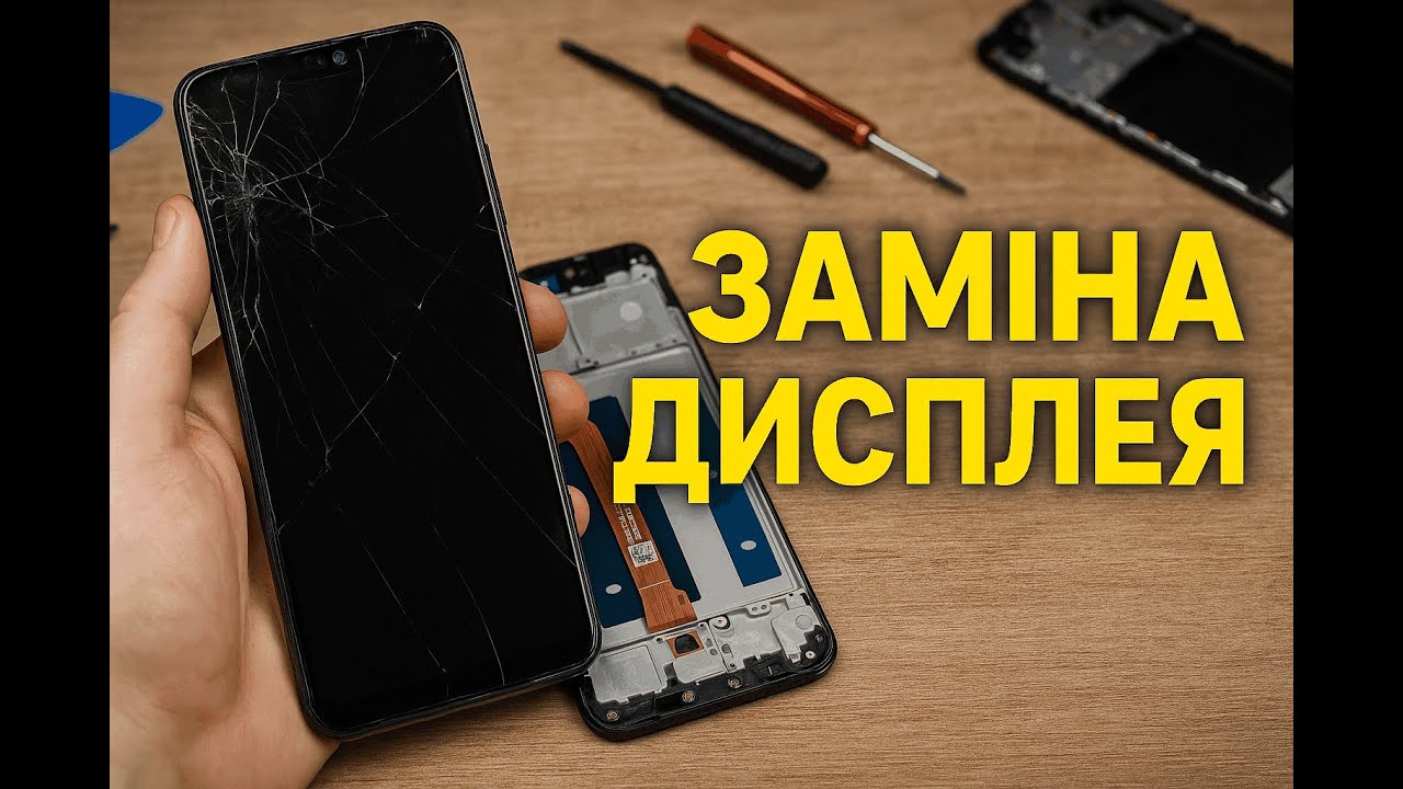 Huawei P Smart Plus заміна дисплея - інструкція крок за кроком