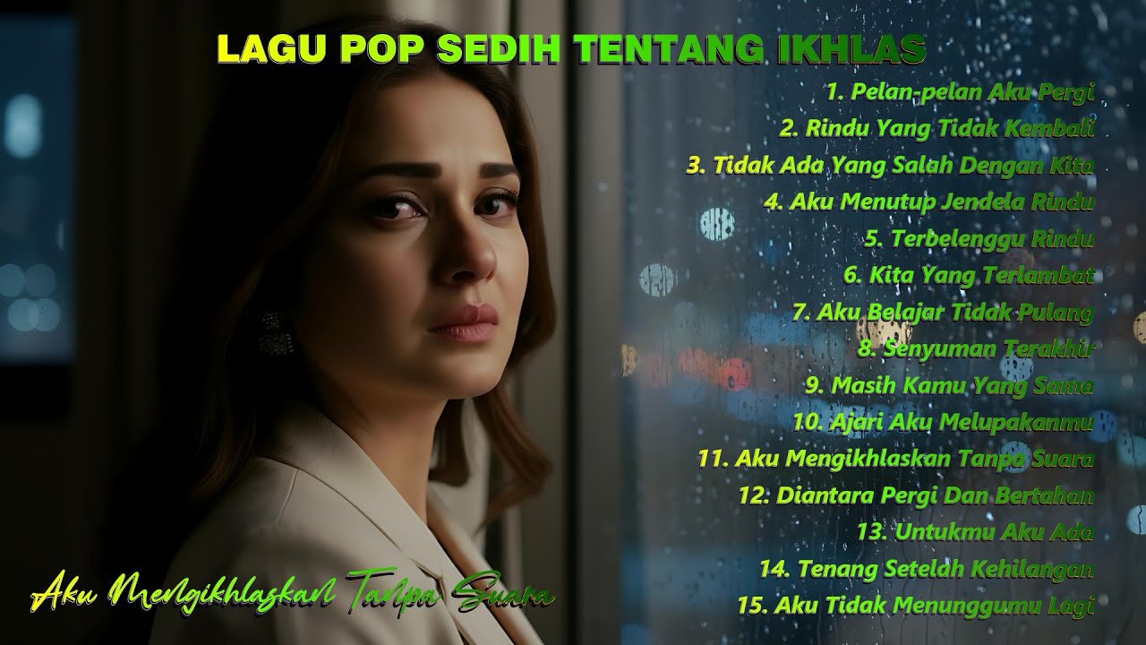 LAGU POP SEDIH TENTANG IKHLAS – Aku Mengikhlaskan Tanpa Suara