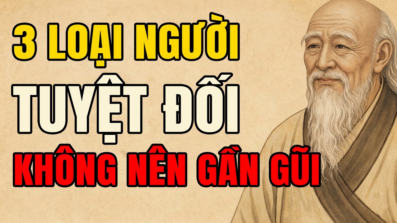 CỔ NHÂN DẠY 3 Loại Người Tuyệt Đối Không Gần Nếu Muốn Phúc Lộc Dày Đến | Triết Lý Người Xưa