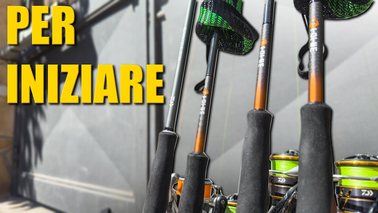CANNA da PESCA a SPINNING per INIZIARE - ABC NEOFITI - LURE MASTER ACADEMY ep. 01