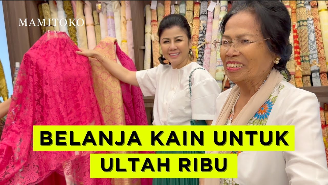 BELANJA KAIN UNTUK ULTAH RIBU
