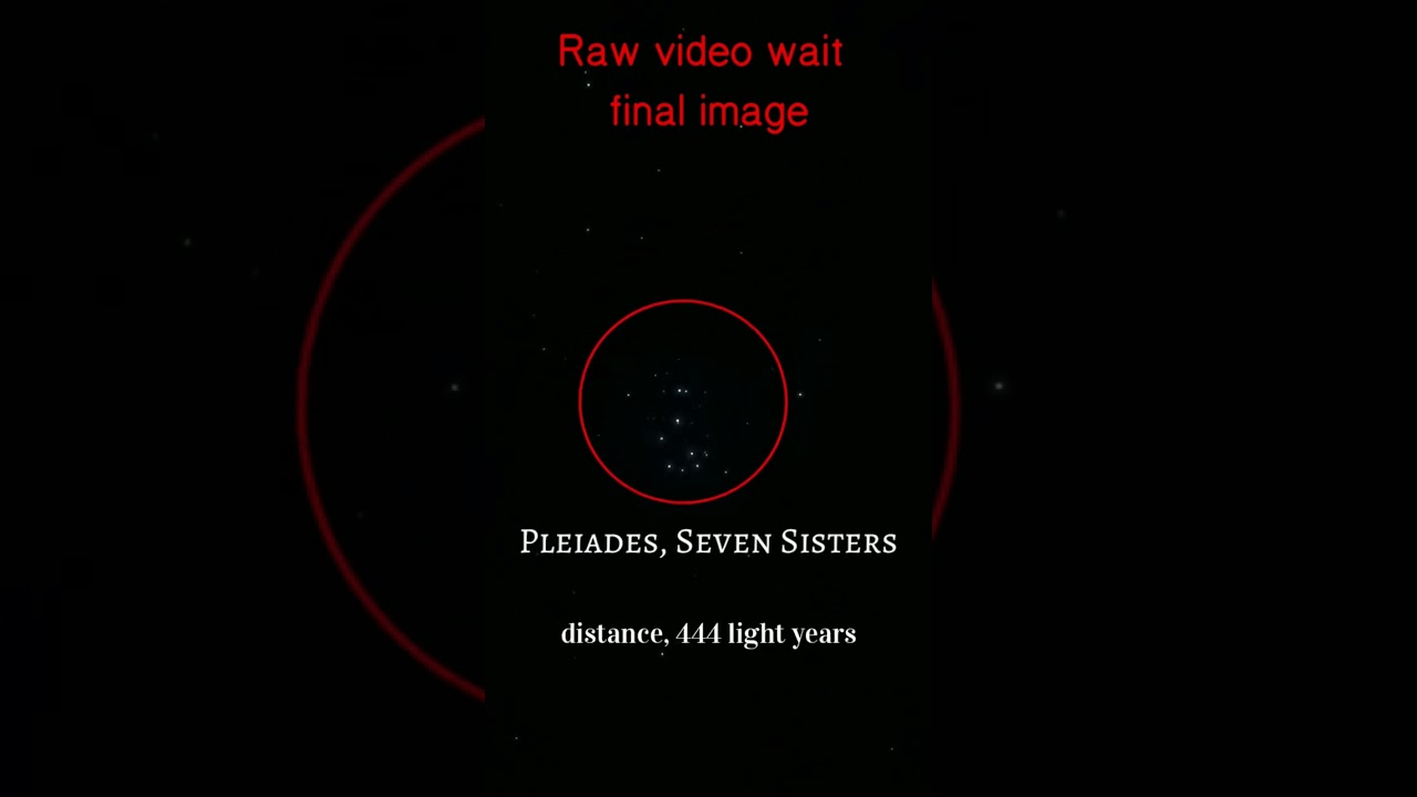 The Pleiades, Seven Sisters, Messier 45 #astrophotography #spece #shorts