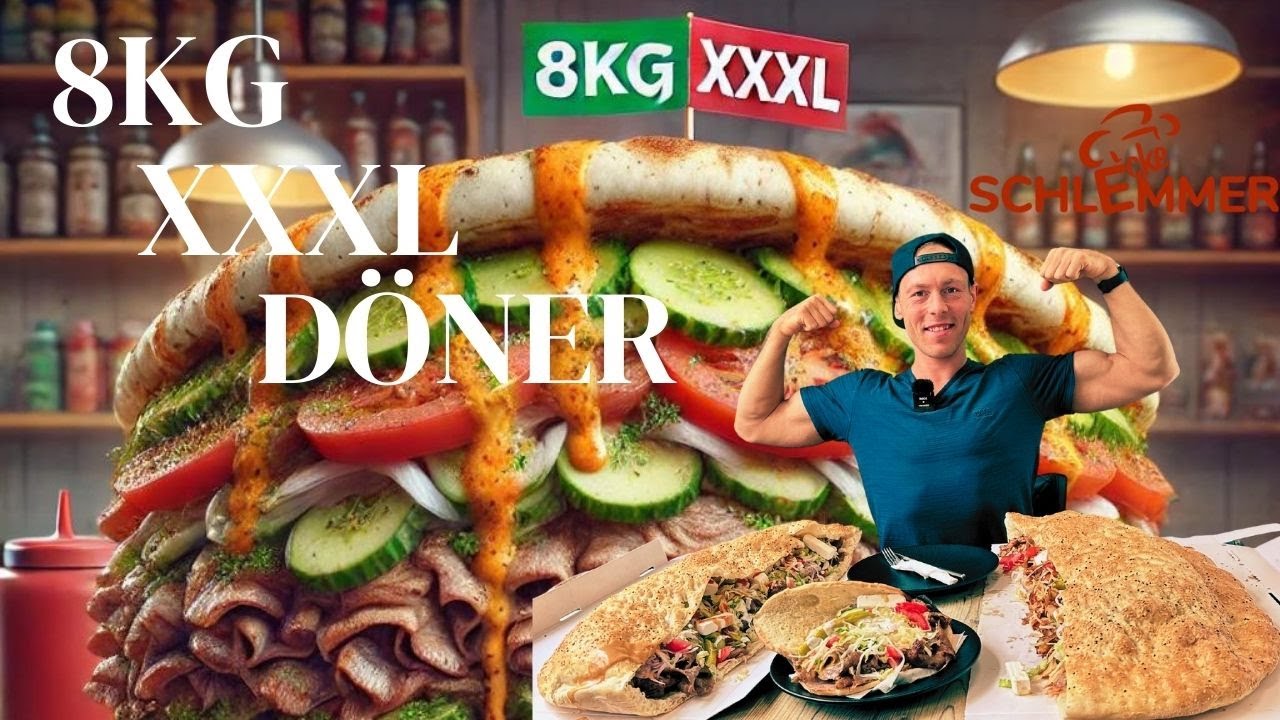 Nicht von dieser WELT! 8KG XXXL D&Ouml;NER 🤯 ULTIMATIVER KEBAB | Big M Food Challenge #11