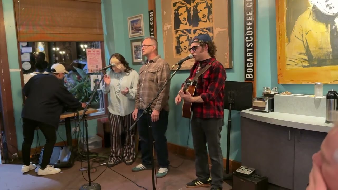 Elvira (Dallas Frazier cover)--Mike at The Bogart's Coffee House open mic, Seal Beach CA