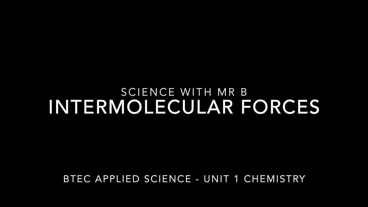 intermolecular forces
