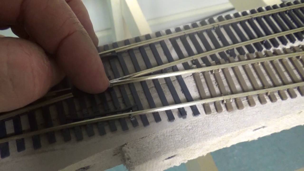 Ligonier Valley RR 8 CVT turnout and switch machine
