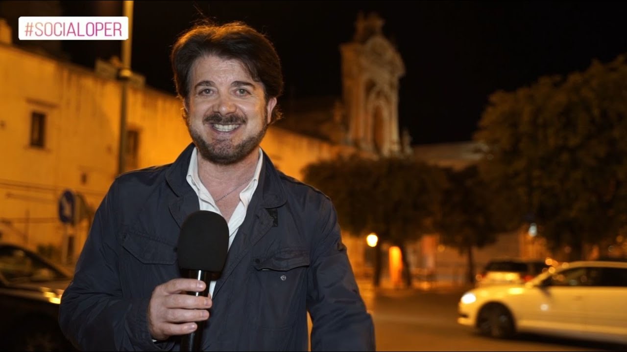 Le telecamere del programma televisivo Social Loper a Putignano