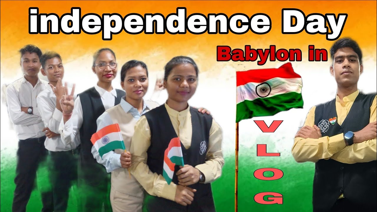 Independence day in babylon inn me manaye all staff🇮🇳 #hotelier 