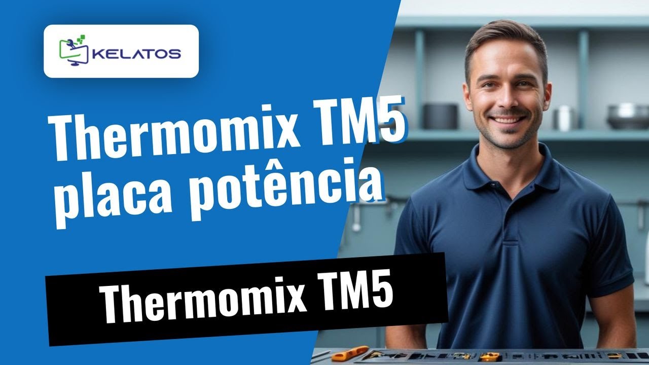 Robot de cozinha Thermomix TM5 falha na placa de potência, substituição da placa de potência ⚡