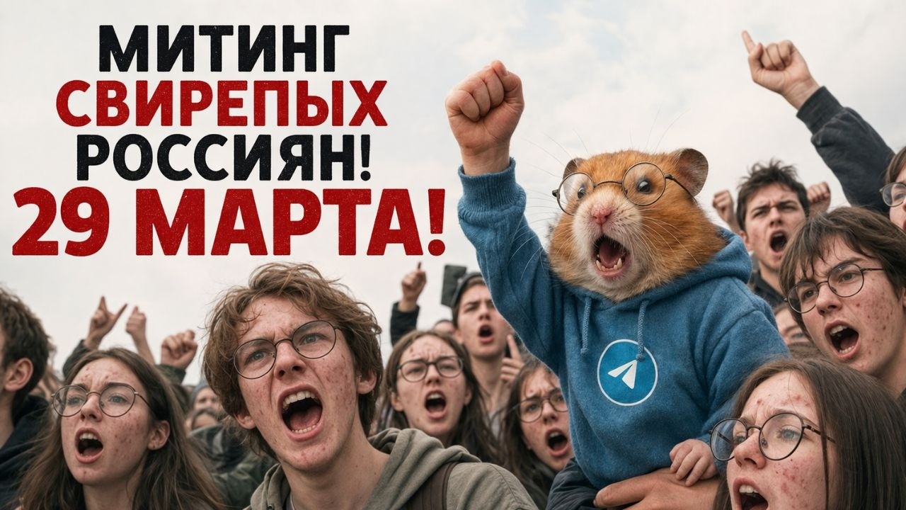 МИТИНГ 29 марта! У Путина последний шанс! Молодежь БУРЛИТ!