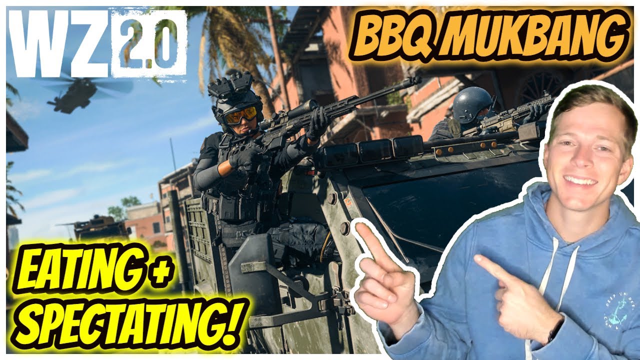 Warzone 2.0 ASMR | Eating BBQ & Spectating