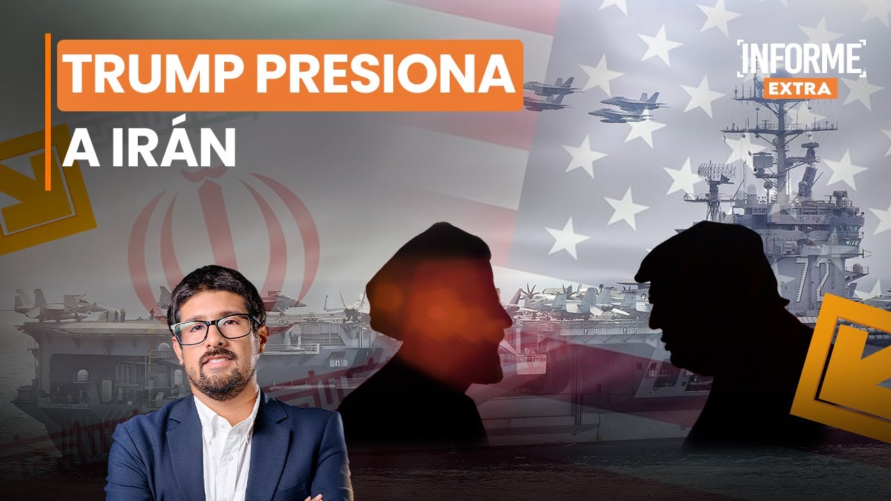 Donald Trump despliega flota naval en el Golfo Pérsico tras represión del régimen | Informe extra