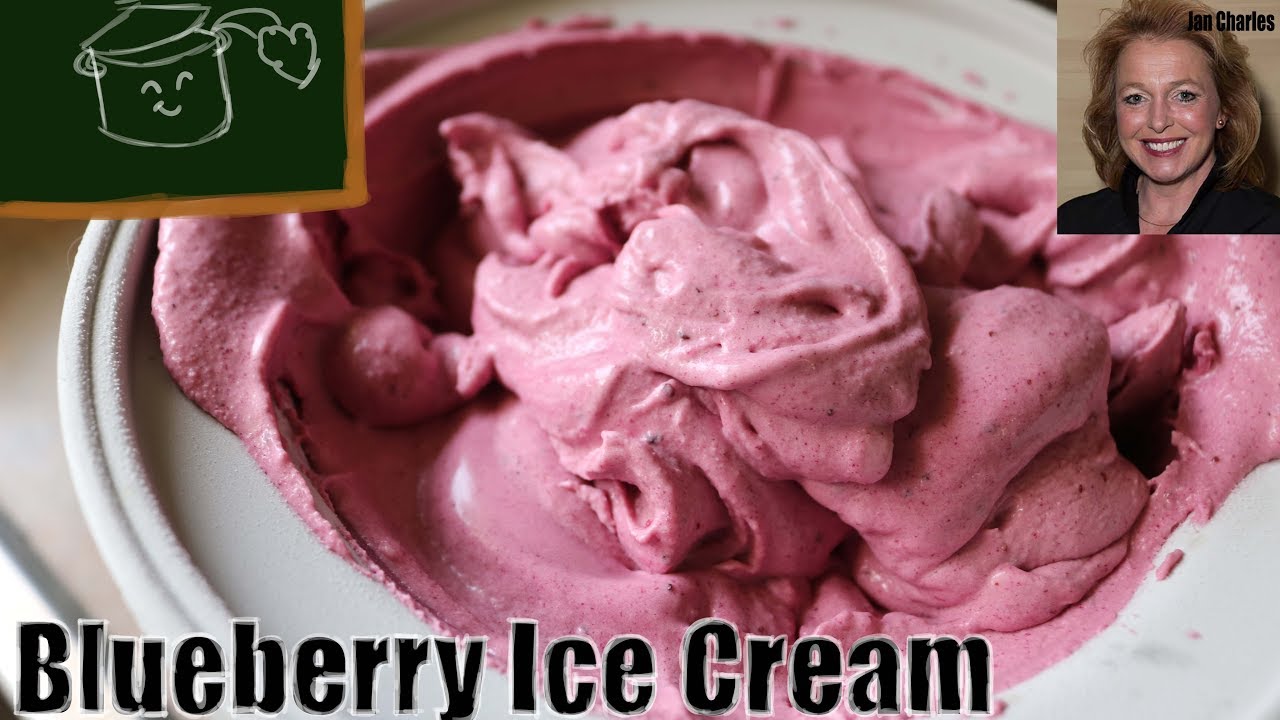 Fresh Blueberry Ice Cream - How to Make Gorgeous, Homemade Fresh Blueberry Ice Cream
