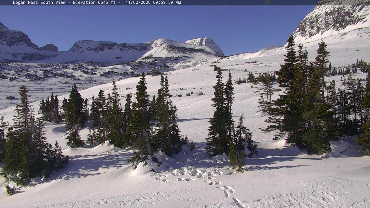 Logan Pass, GNP, November 2020 Reynolds Mountain