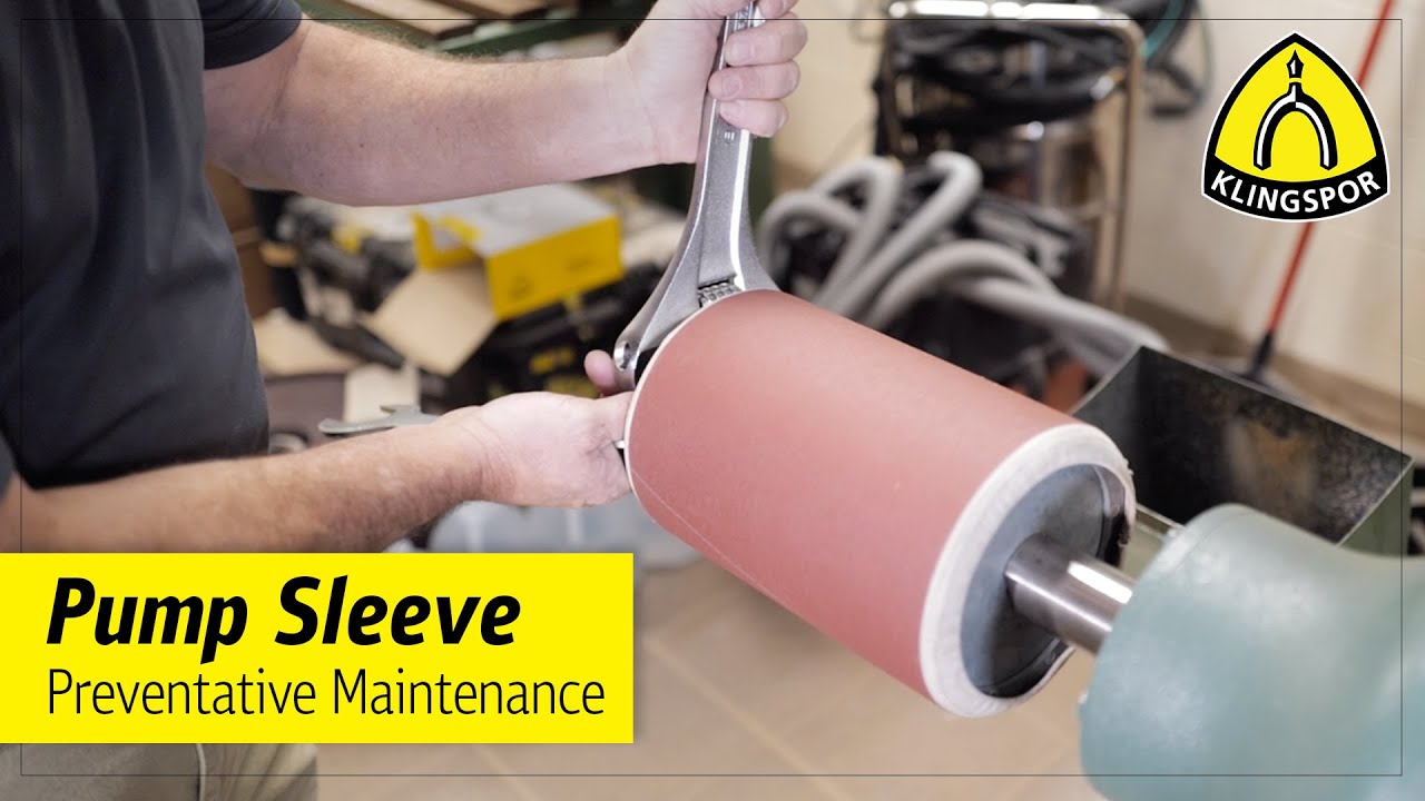 Pump Drum Maintenance Checks and Services | Pump Sleeve Series 3/5 | KLINGSPOR Abrasives USA