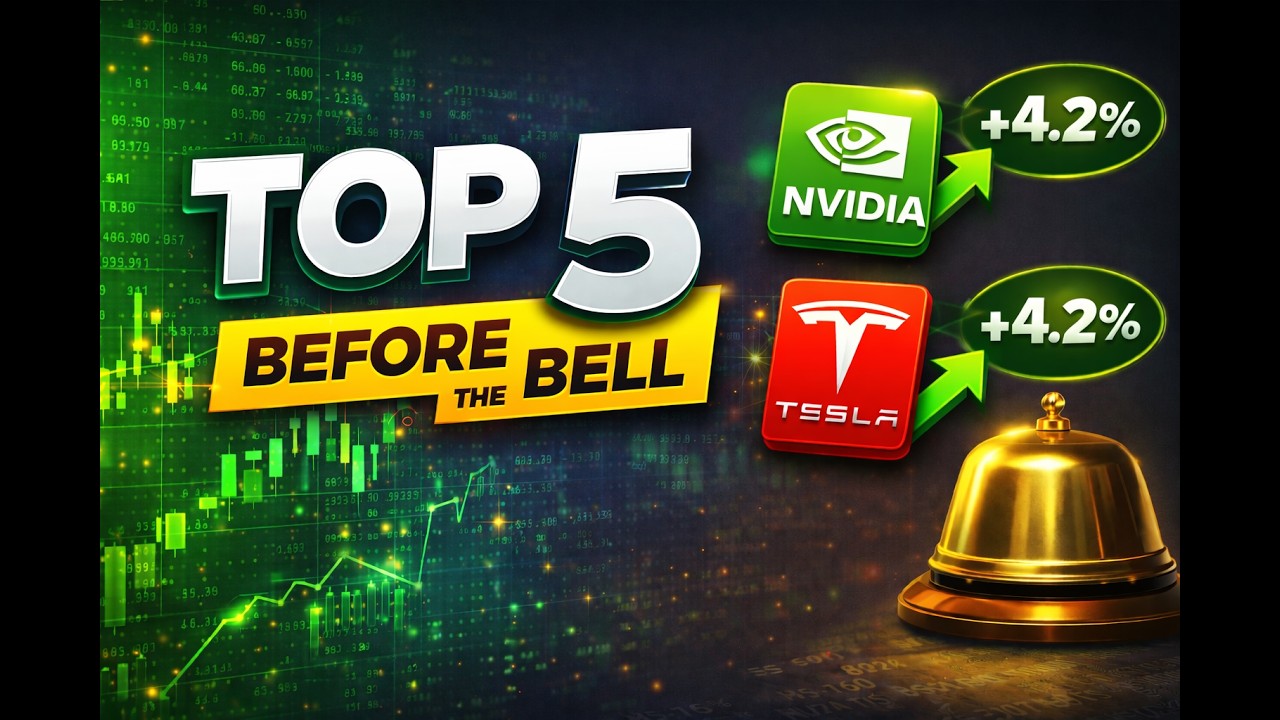 Top 5 Stocks Moving BEFORE The Bell 🚨 | Pre-Market Movers Today