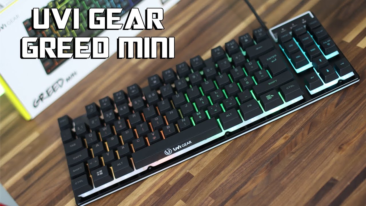 UVI Gear GREED MINI mem-hanička gaming tipkovnica