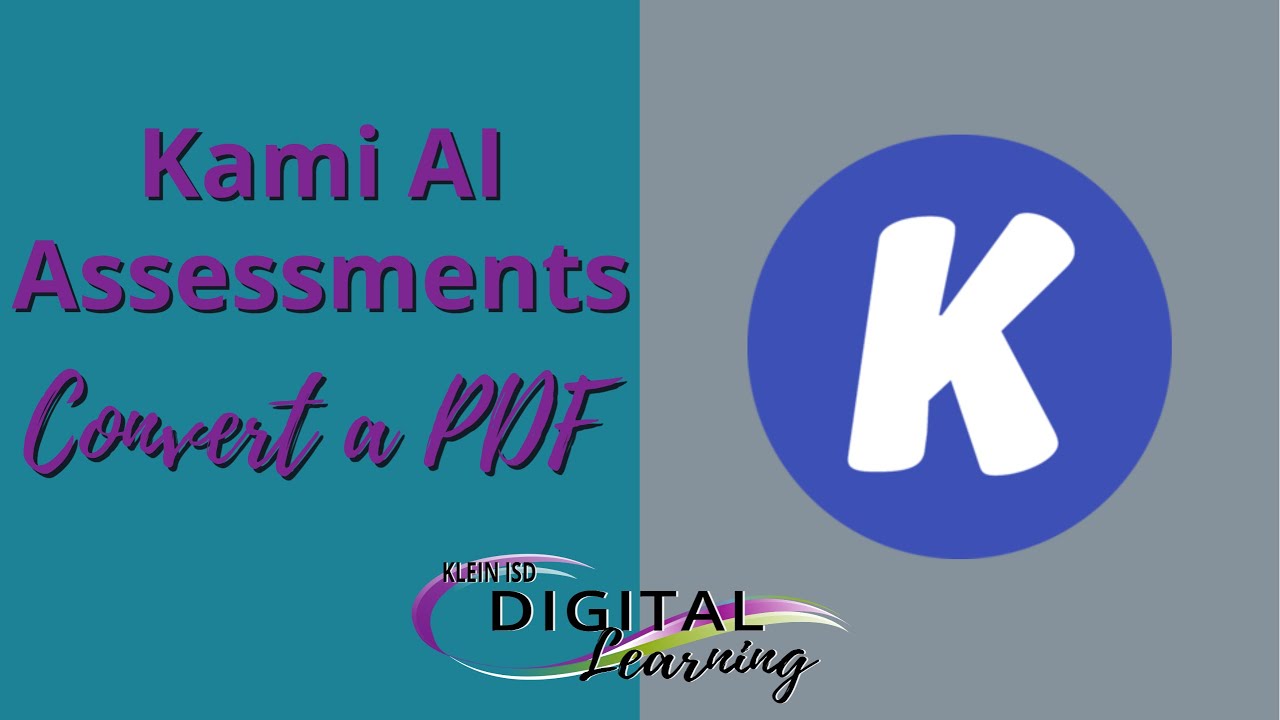 Kami AI Assessments: Convert a PDF