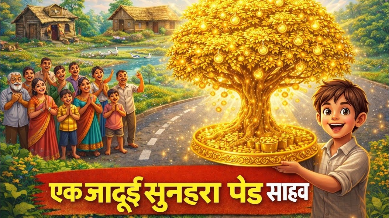 सुनहरे पेड़ ने गांव वालों की मददक्यों की?