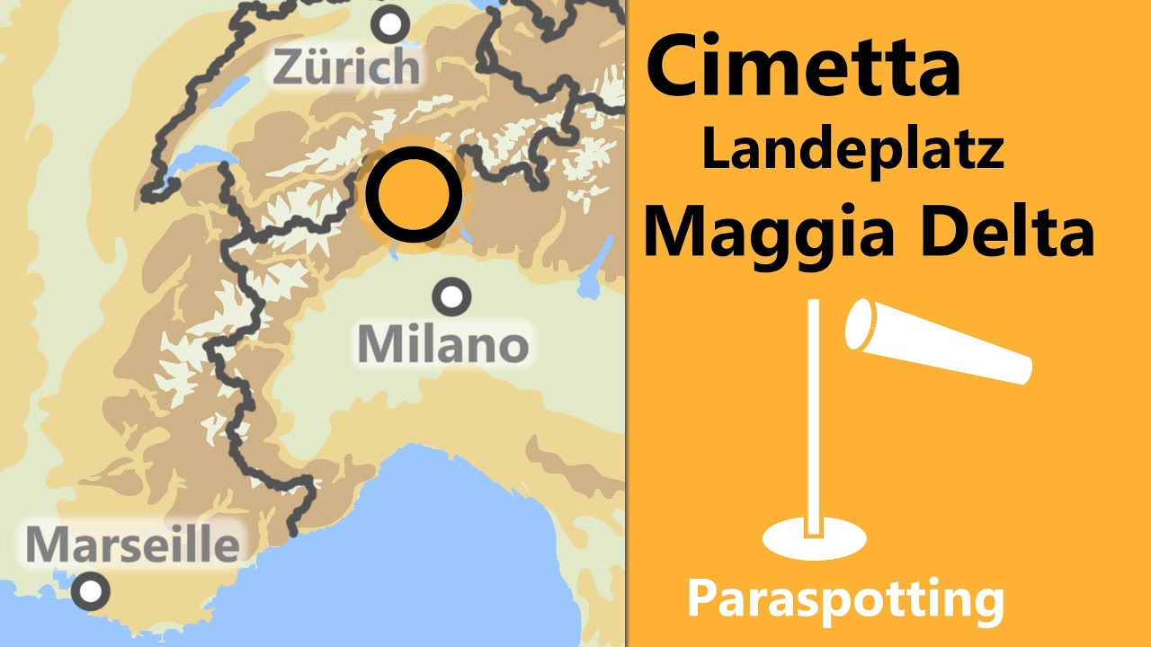 Landeplatz Maggia Delta Cimetta Locarno Lago Maggiore | Paraspotting