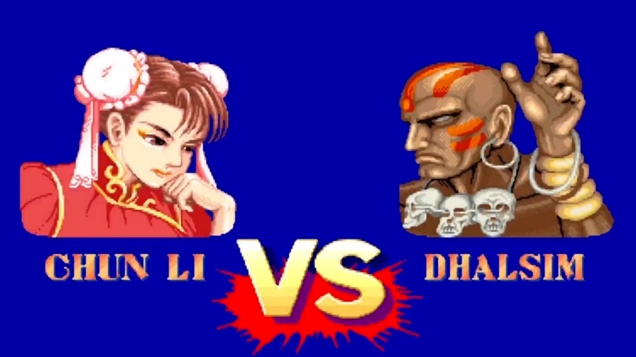 Chun Li Vs Dhalsim - Sf2 Champion Edition