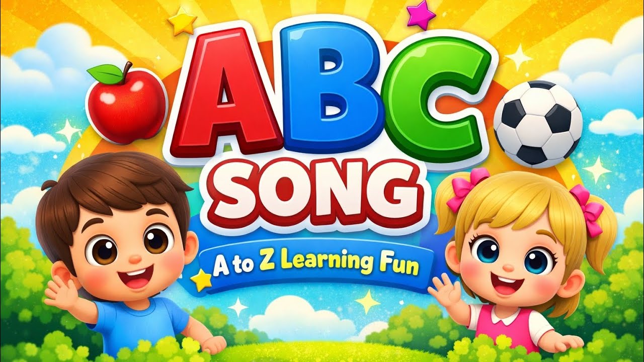 A to Z ABCD Rhymes for Kids 👶 | Learn Alphabets with Fun Cartoon Song