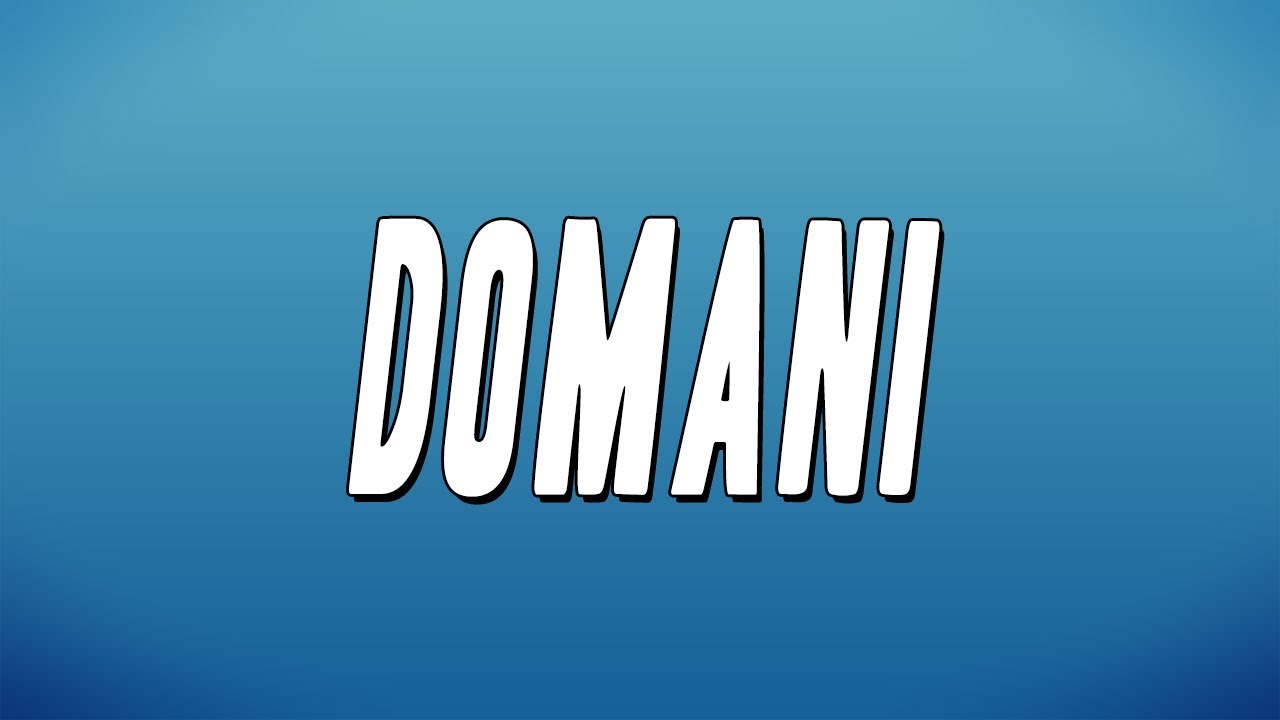 Articolo 31 - Domani ft. Paola Folli (Testo)
