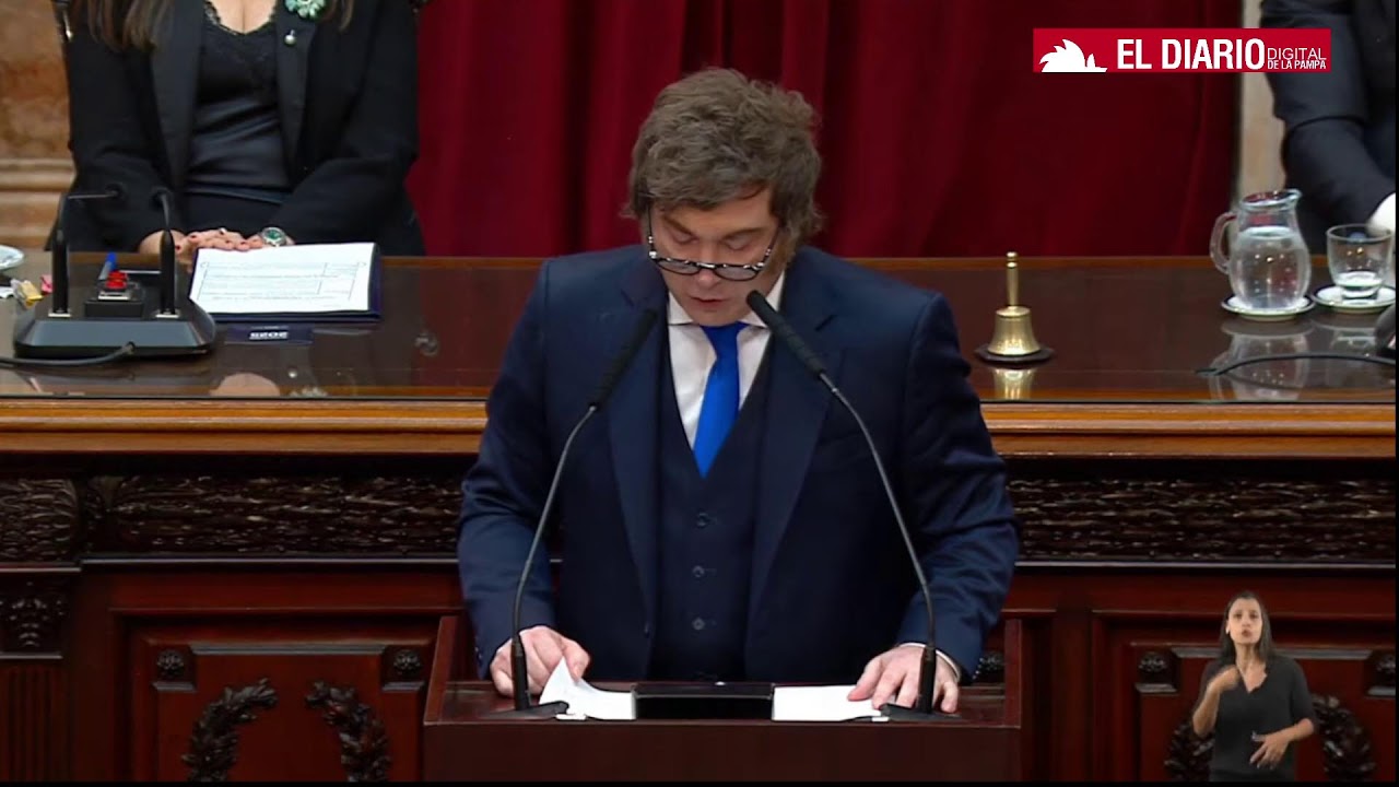 Discurso del Presidente Milei en Apertura del 144° período de Sesiones Ordinarias del Congreso