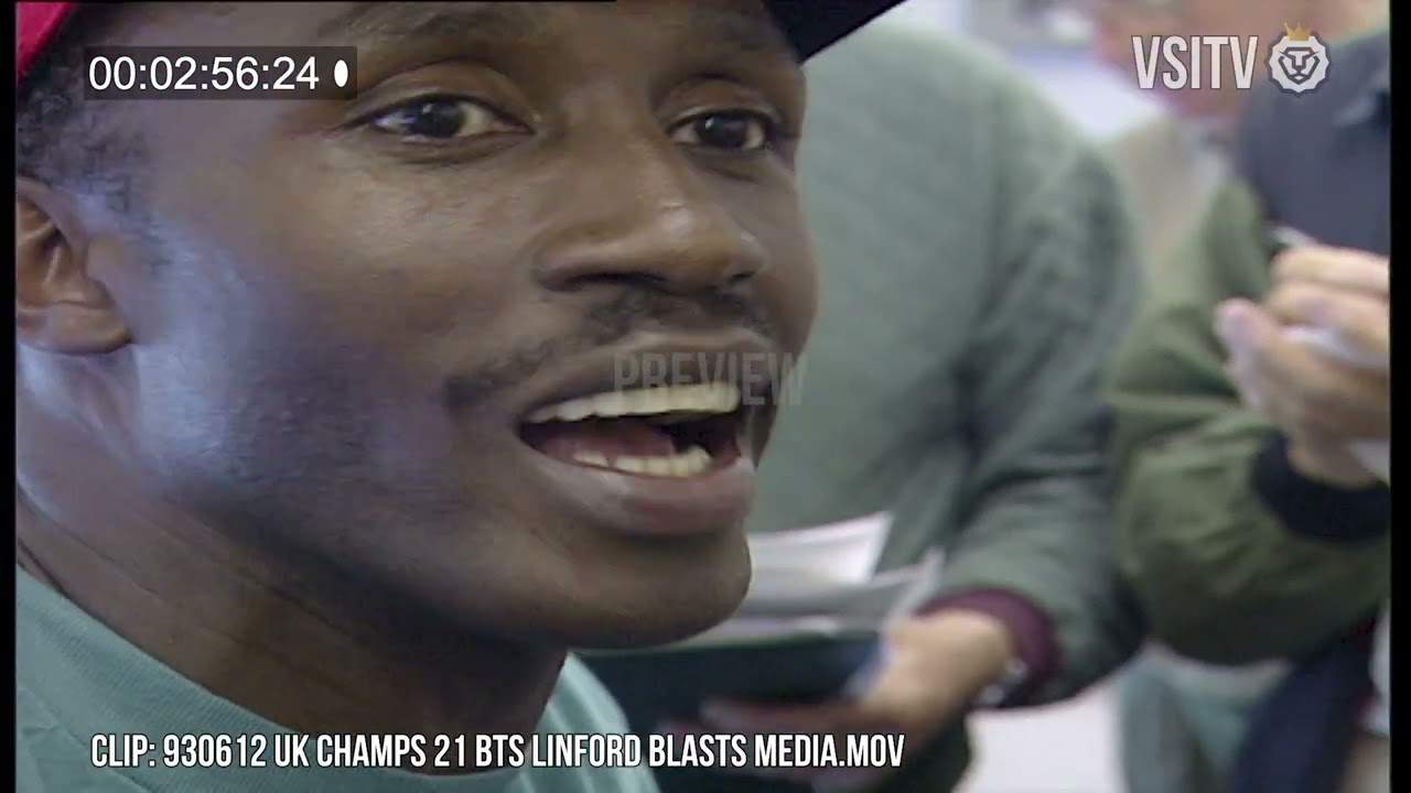 Linford Christie blasts reporter: 