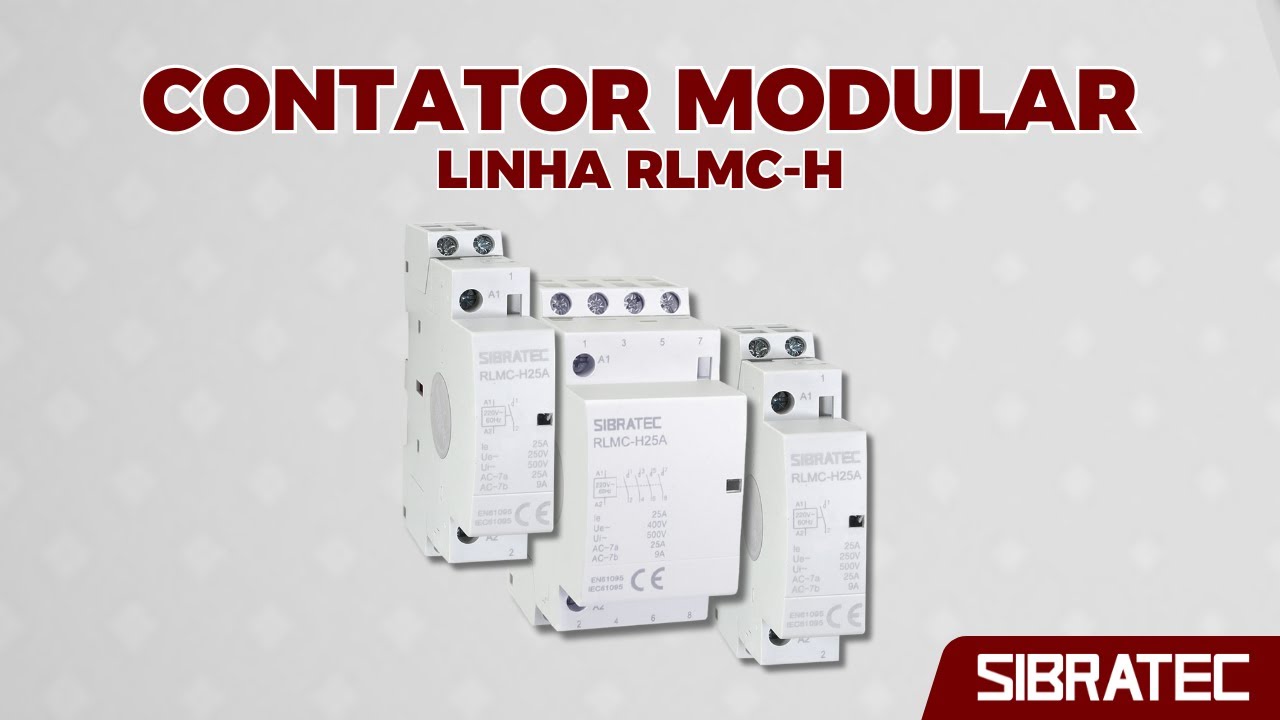 CONTATOR MODULAR SIBRATEC - LINHA RLMC E LNMC #eletricistas #materiaisel&eacute;tricos