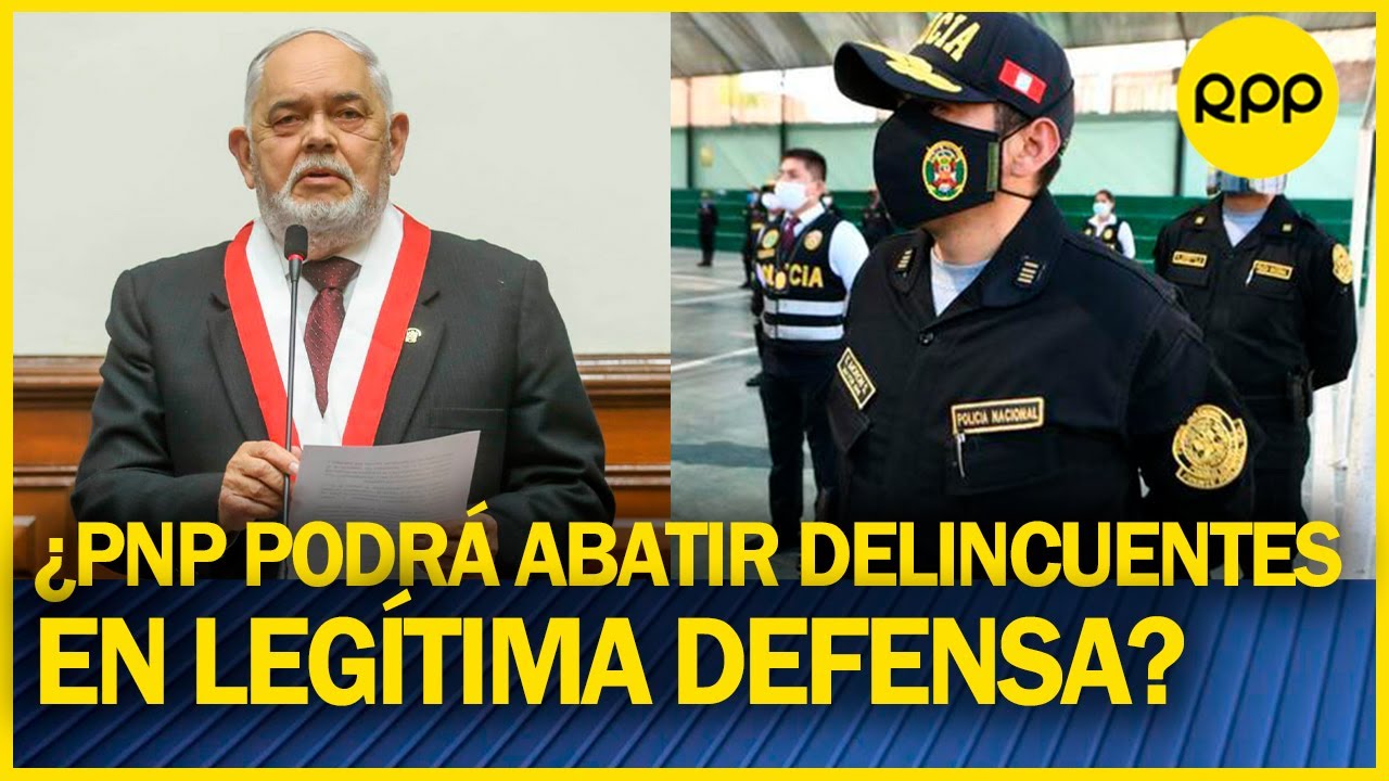 Presentan PL para que policías puedan abatir delincuentes en legítima defensa