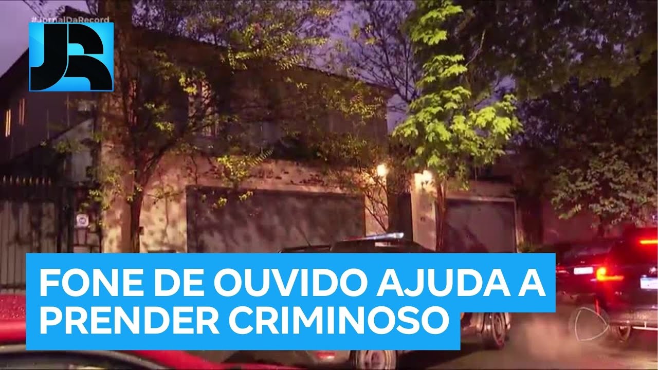 Suspeito de roubar uma casa em SP &eacute; preso ap&oacute;s levar fone de ouvido com rastreador
