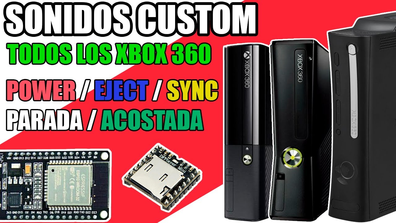 MOD XBOX 360 SLIM SONIDOS MODIFICADOS / FAT /SLIM E TUTORIAL
