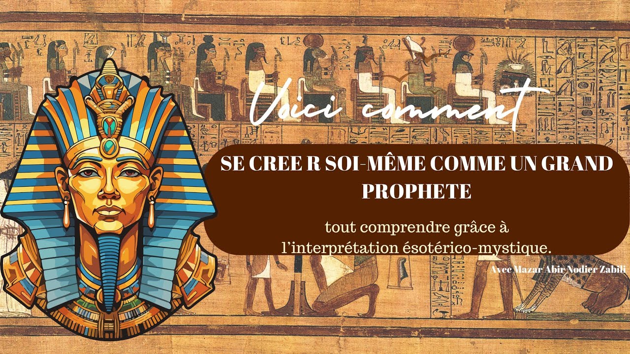VOICI COMMENT SE CRÉER SOI-MÊME COMME UN GRAND PROPHÈTE.