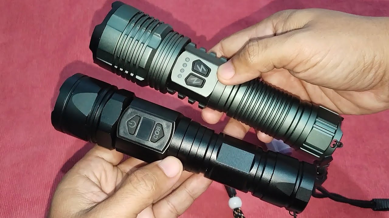 Suksestech AK203-A vs Senter LED G65 Ngadu Senter Zoom 2 warna super tetang