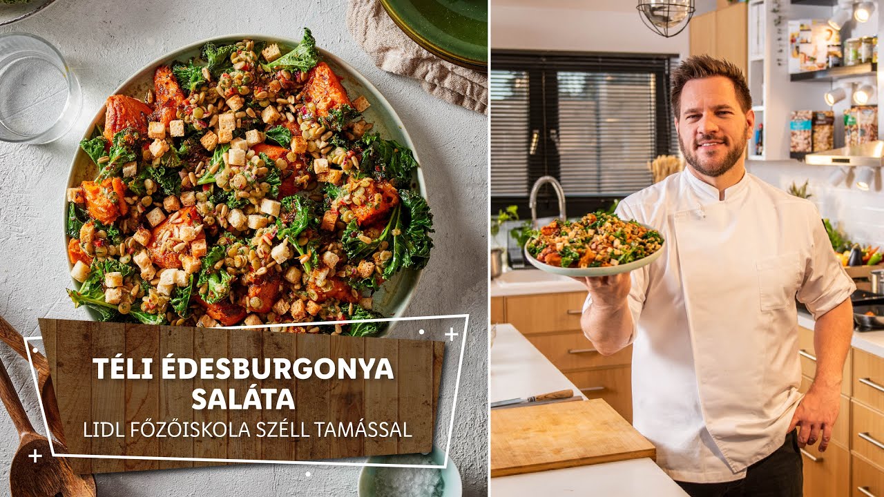 Gluténmentes 1. 🌾 Téli édesburgonya saláta 🌾 - Lidl Főzőiskola Széll Tamással