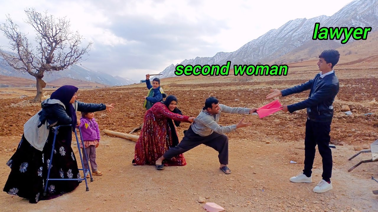 Life: presence of a lawyer to solve the divorce case of the first wife: fear of the second wife