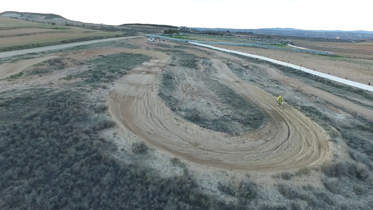 Circuito de Motocross Fuentes de Ebro con dron