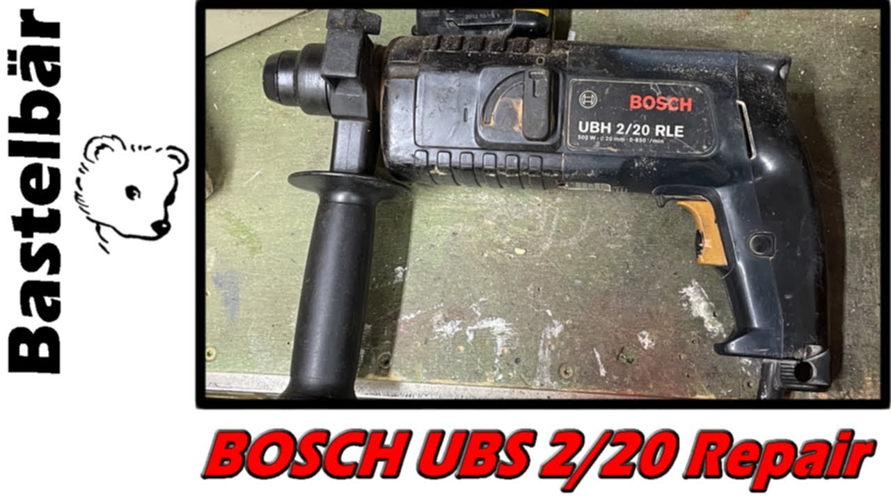 BOSCH HAMMER UBH 2/20 reparieren / repairing a BOSCH HAMMER UBH 2/20