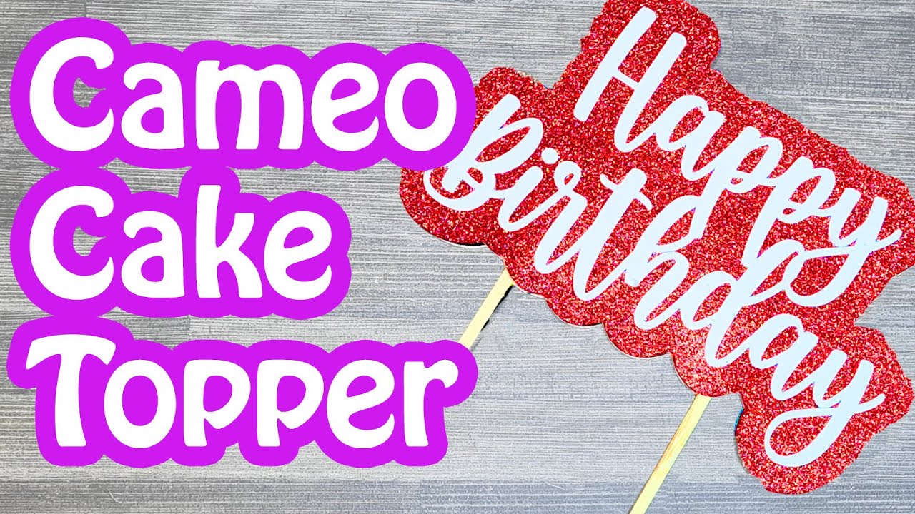 DIY Cake Topper - Customise Your Party With Your Cameo 4