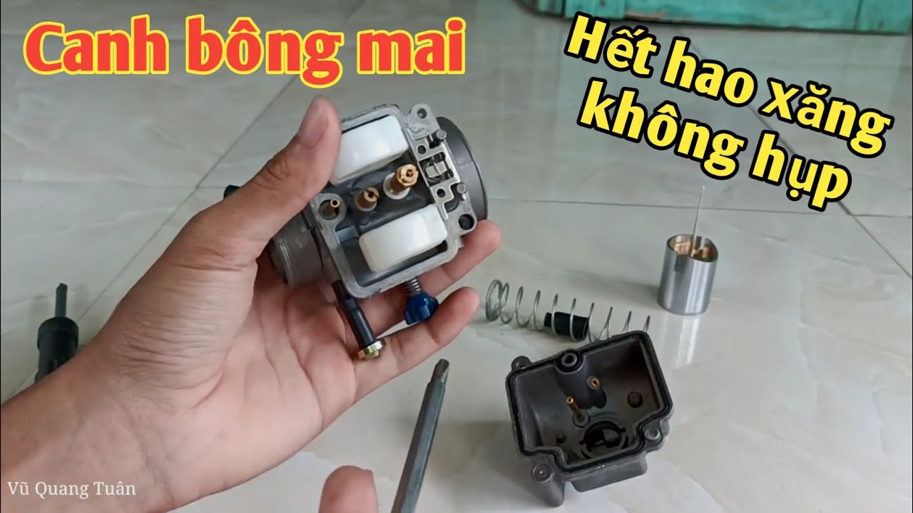 Cách Canh Chỉnh Bình Xăng Bông Mai